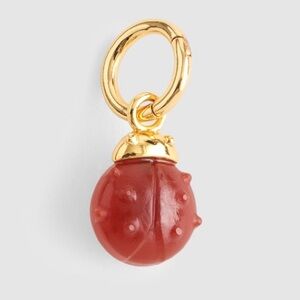 NWT MADEWELL Semiprecious Ladybug Charm